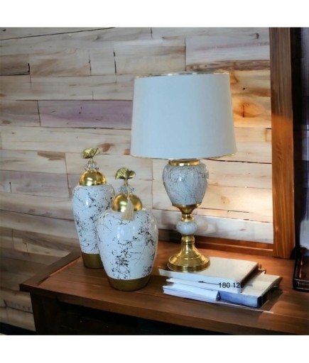 PRİMA KÜP ABAJUR SET KREM JANJAN (KREM BAŞLIK) 180 120