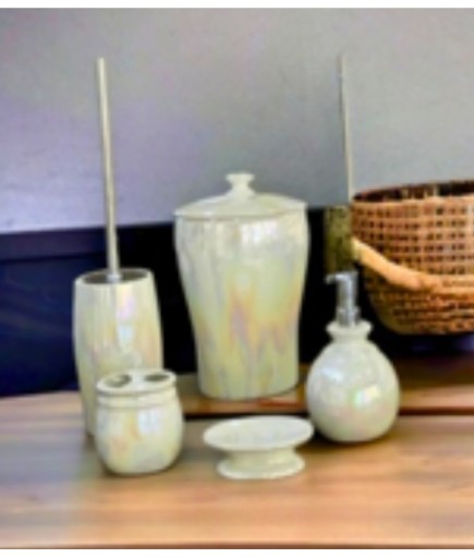 ORKİDE BANYO SET KREM JANJAN