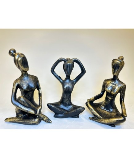 3'LÜ YOGA KIZ DEKOR GAGA-068