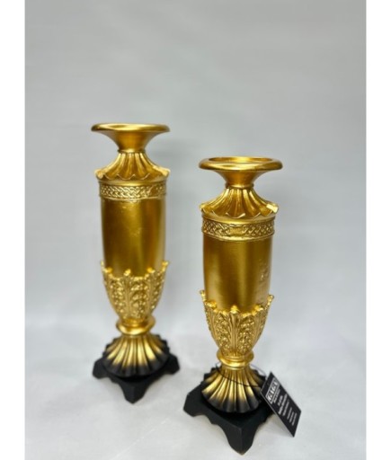 2'Lİ BYK.POLYESTER MUMLUK DEKOR GAGA-195