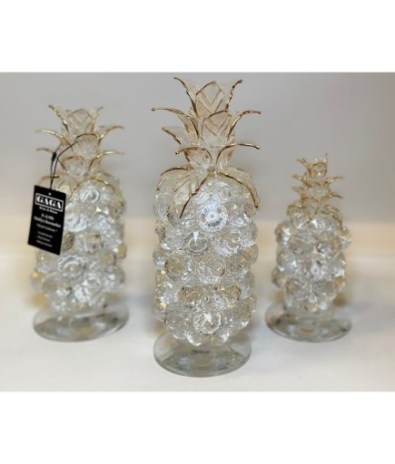 3'LÜ BYK.KRİSTAL ANANAS DEKOR GAGA-627