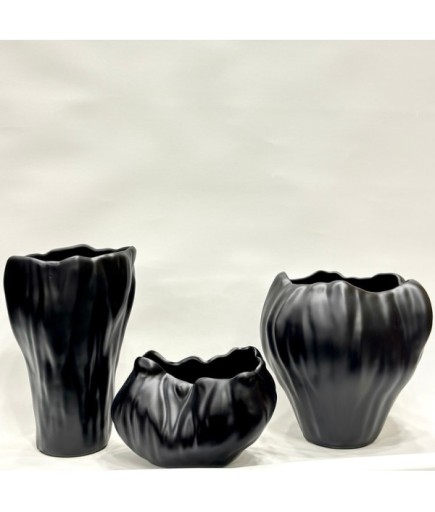 3'LÜ MAT DALGALI VAZO SET GAGA-118