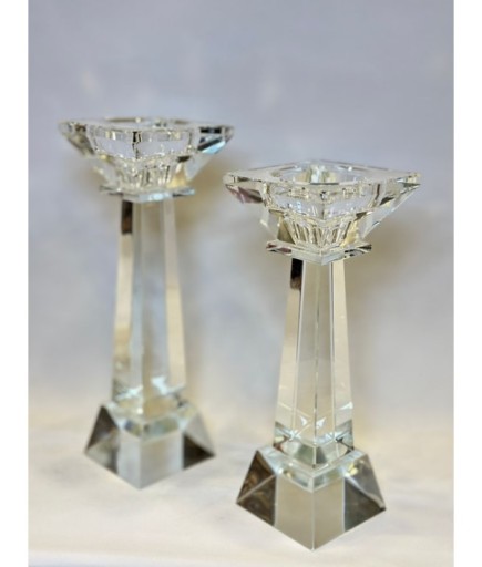 2'Lİ KRİSTAL BABA ŞAMDAN DEKOR GAGA-628