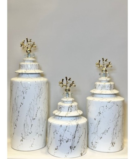 3'LÜ SİLİNDİR GECE M.MERMER KÜP GAGA-3027