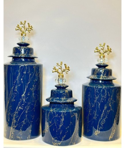 3'LÜ SİLİNDİR GECE M.MERMER KÜP GAGA-3027