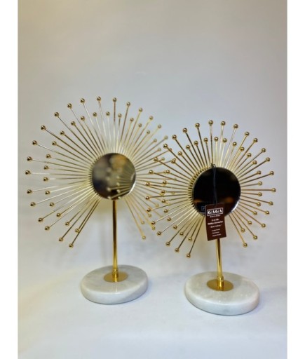 2'Lİ AYNALI YELPAZE MERMER KAİDELİ GAGA-033