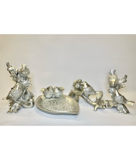 4'LÜ KUŞ SETİ DEKOR GAGA-182