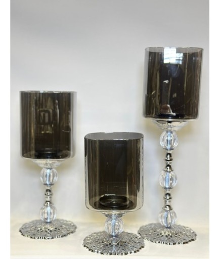 3'LÜ KARE KRİSTAL ŞAMDAN GAGA-054