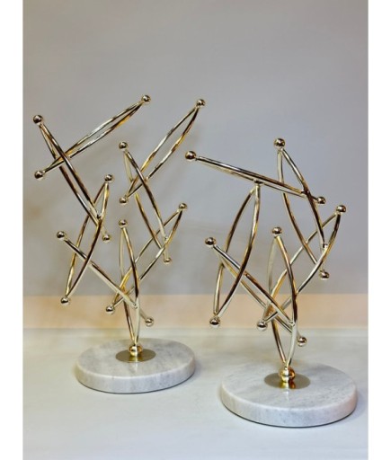 2'Lİ METAL DENGE MERMER KAİDE GAGA-029