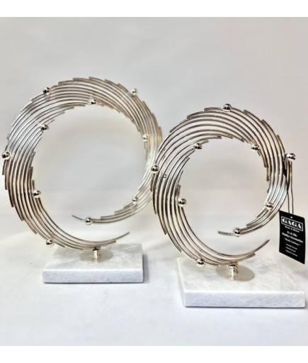 2'Lİ METAL GEZEGEN MERMER KAİDE GAGA-031