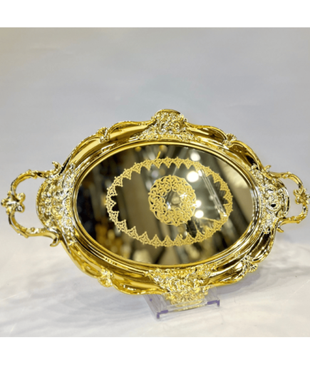 OVAL EPOKSİ CAMLI TEPSİ GAGA-811