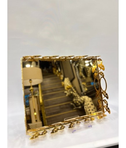 AYNALI LÜX LAZER KESİM TEPSİ GAGA-810