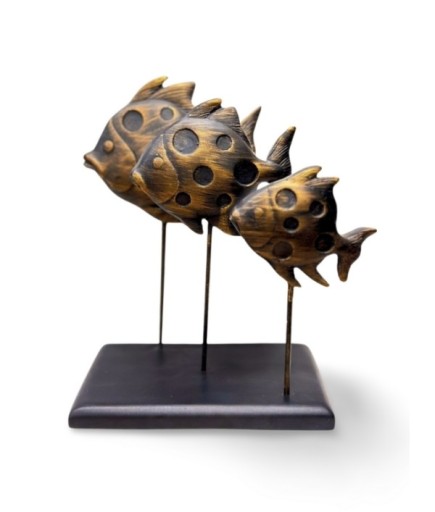 3'LÜ JAPON BALIK KAİDELİ OBJE GAGA-1015 SİYAH