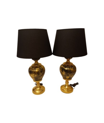 2'li Seramik Gövdeli Abajur