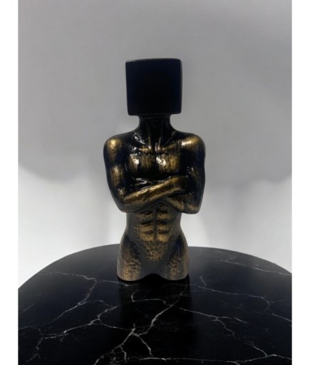 Geometrik Kare Başlı Soyut Set Deokratif Obje