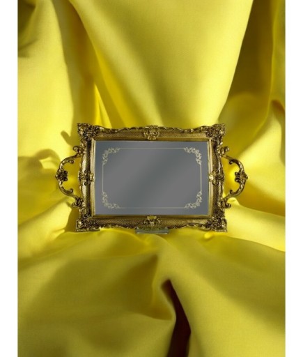 Polyester Dikdörtgen Epoksi Cam Tepsi