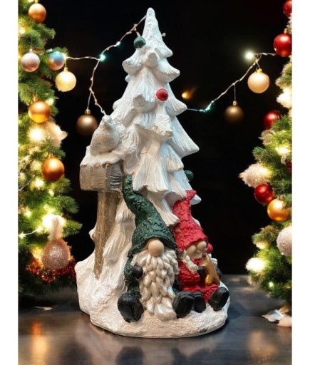 Beyaz Dekoratif Yılbaşı Ağacı