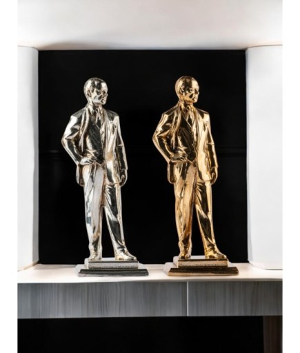 Polyester Kaplama Ayakta Duran Mustafa Kemal Atatürk Dekoratif Biblo