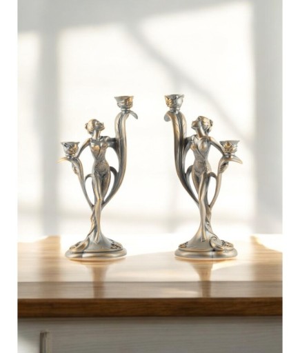 Leydi Uzun Dekoratif Şamdan