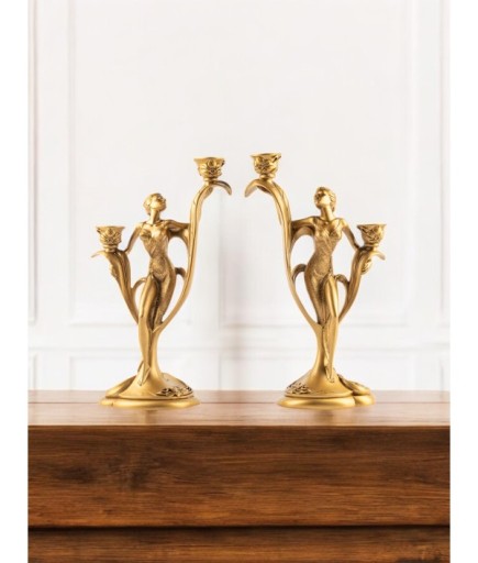 Leydi Uzun Dekoratif Şamdan