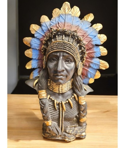 Kızılderili Kafa Dekoratif Biblo V2