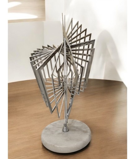 Kare İç İçe Metal Ofis Ev Dekoratif Obje