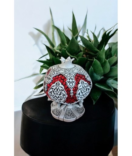 Taşlı Nar Dekoratif Obje