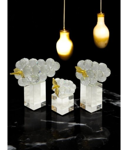 Kristal Üzüm Dekoratif Obje