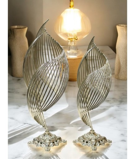 Metal Desenli Dekoratif Obje