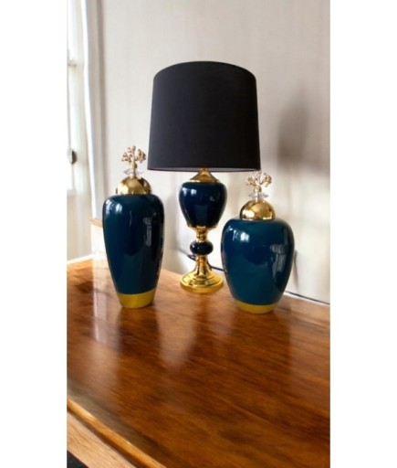 PRİMA KÜP ABAJUR SET PETROL YEŞİLİ 180 122