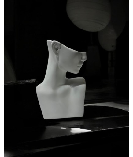 Yarım Yüz Dekoratif Polyester Obje