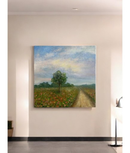 30 x 30 Tuval Üzeri Yağlı Boya Tablo