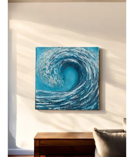 20 x 20 Tuval Üzeri Akrilik Boya Tablo