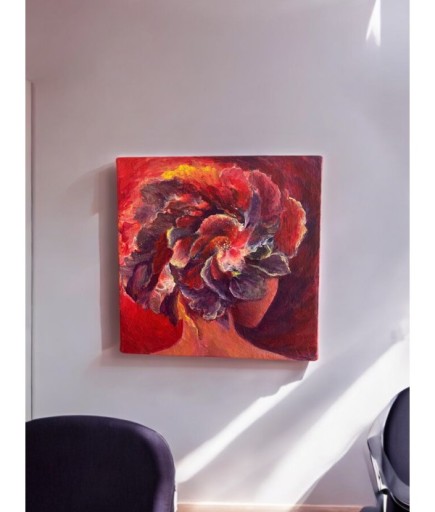 30 x 30 Tuval Üzeri Akrilik Boya Tablo