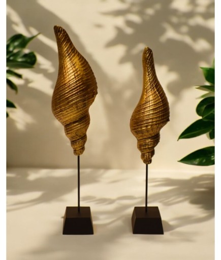 2'li Dekoratif Deniz Kabuğu Obje Biblo