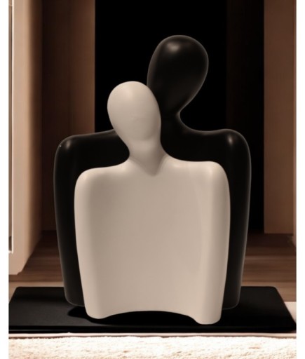 2'li İnsan Dekoratif Obje Biblo