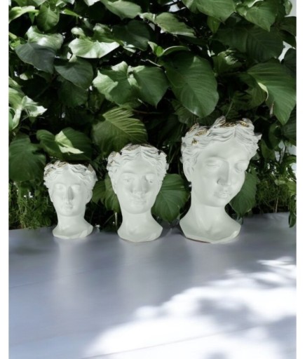 3'lü Helen Dekoratif Saksı