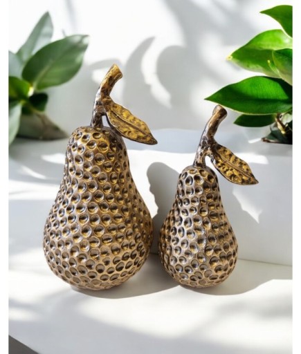 2'li Oyuklu Dekoratif Armut Biblo Obje