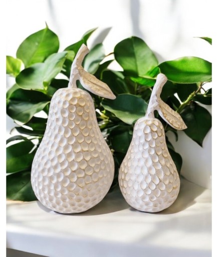 2'li Oyuklu Dekoratif Armut Biblo Obje