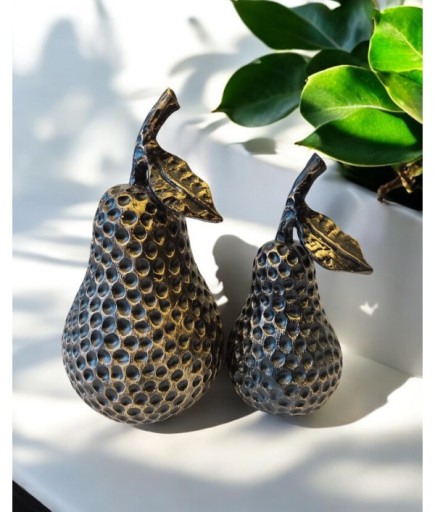 2'li Oyuklu Dekoratif Armut Biblo Obje