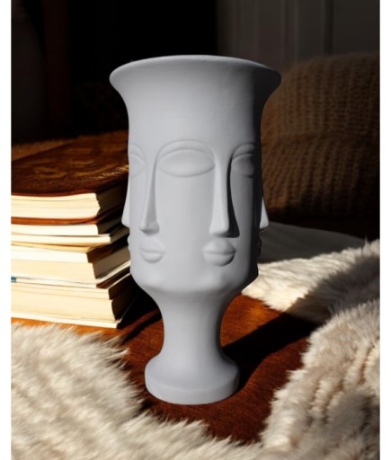 Uzun Çok Yüz Dekoratif Vazo C-0111