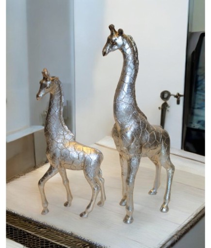 2'li Dekoratif Zürafa Biblo Obje
