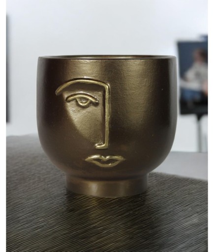 Yarım Yüz Dekoratif Vazo C 4045