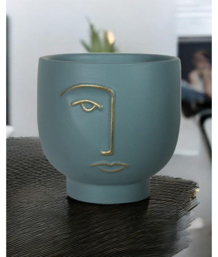 Yarım Yüz Dekoratif Vazo C 4045