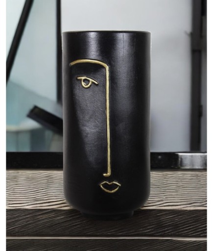 Uzun Yarım Yüz Dekoratif Vazo C 4046