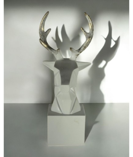 Kubik Geyik Kafası Dekoratif Obje Biblo C 0107