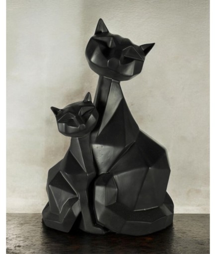 Kubik 2'li Kedi Dekoratif Obje C 4025