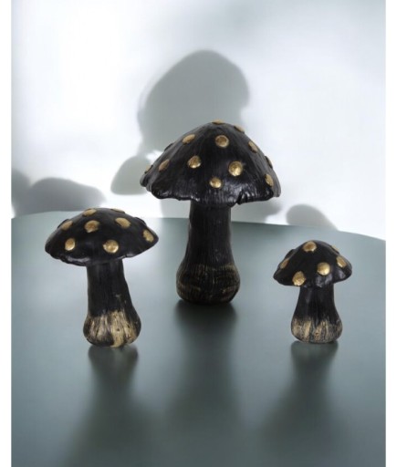 3'lü Mantar Dekoratif Obje Biblo C 0139