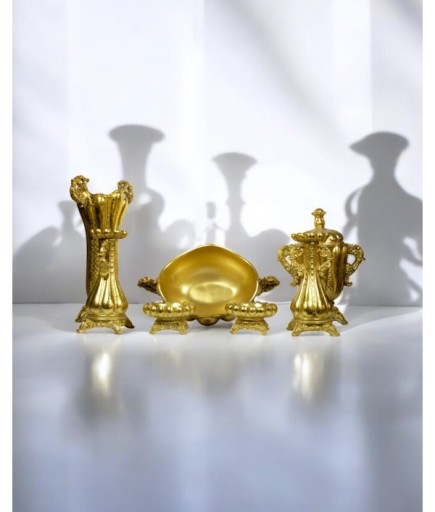 7 Pcs  Kavuklu Salon Takımı C 1503