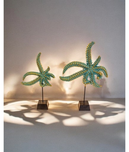 2'li Deniz Yıldızı Dekoratif Obje C 4078